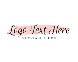 Wedding Planner - Elegant Beauty Watercolor logo design