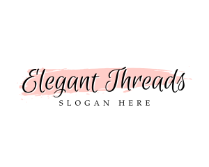 Elegant Beauty Watercolor logo design