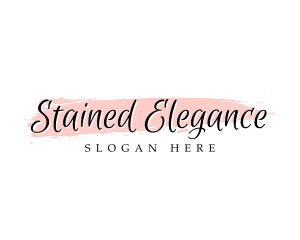 Elegant Beauty Watercolor logo design