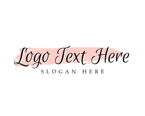 Elegant Beauty Watercolor Logo