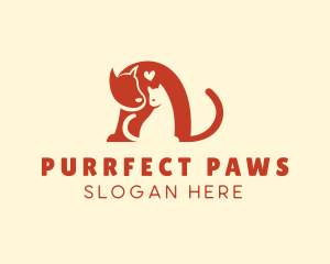 Cat - Dog Cat Shelter logo design