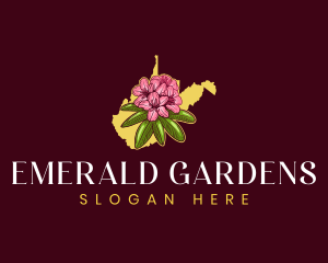 West Virginia Floral Garden logo design