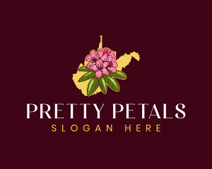 West Virginia Floral Garden logo design