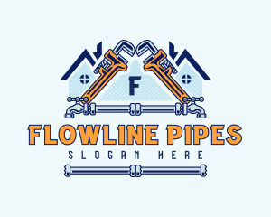 Pipe Plumbing Faucet logo design