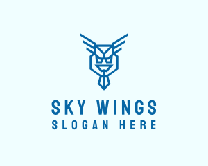 Winged Goblin Bird logo design