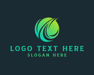 Global - Circle Logistics Swoosh logo design