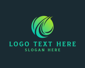 Fast - Circle Logistics Swoosh logo design