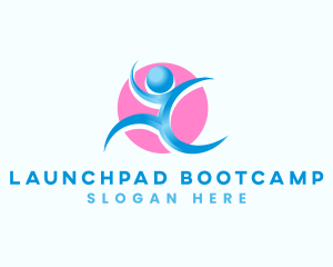 Bootcamp - Running Exercise Fitness logo design