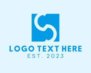 Swimming Pool - Modern Professional Letter S logo design