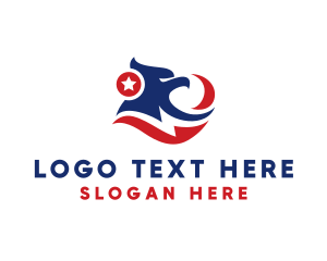 Patriotic - Patriotic Eagle Bird logo design