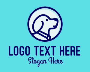 Pet Shop - Dog Pet Monoline logo design