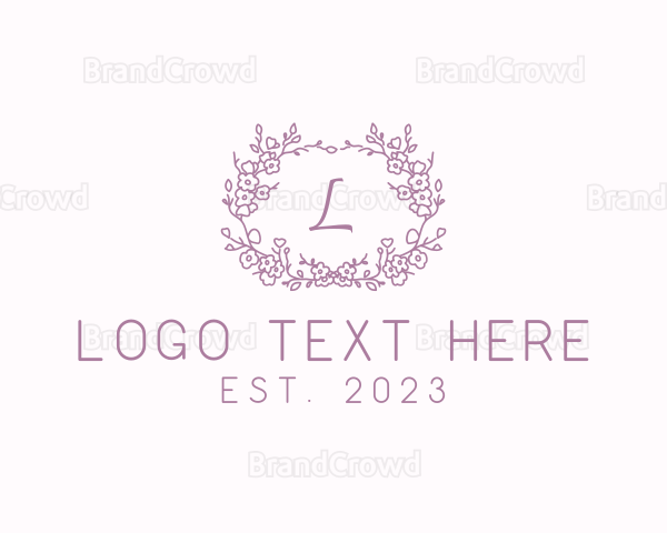 Cherry Blossom Wedding Decoration Logo