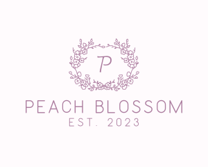 Cherry Blossom Wedding Decoration logo design