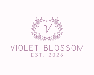 Cherry Blossom Wedding Decoration logo design