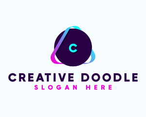 Creative Media App logo design