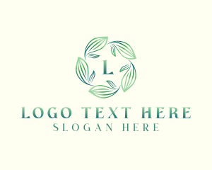 Gardening - Leaves Wellness Garden logo design