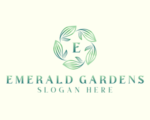 Leaves Wellness Garden logo design