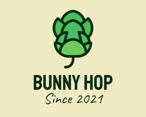 Hop Plant Flower  logo design