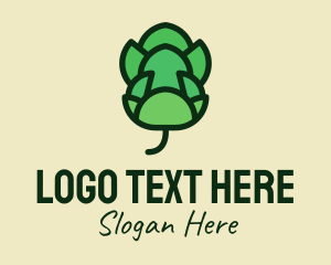 Hop Plant Flower  Logo