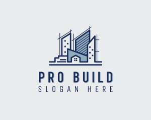 Contractor - Architect Building Contractor logo design