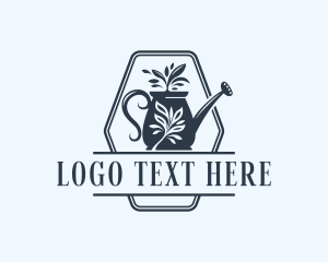 Watering Can Gardening  Logo