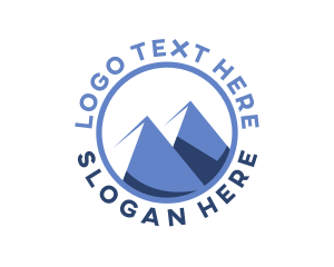 Peak - Outdoor Mountain Trekking logo design