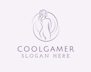 Sexual - Naked Lady Self Care logo design