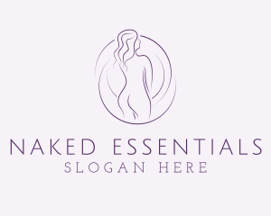 Naked Lady Self Care logo design