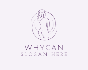 Violet - Naked Lady Self Care logo design