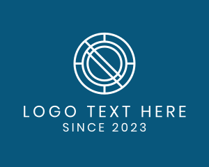 Software - Digital Line Art Letter O logo design