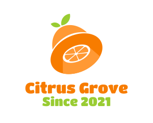 Citrus - Orange Citrus UFO logo design