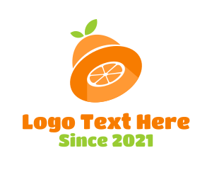 Farmer - Orange Citrus UFO logo design