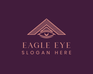 Moon Eye Pyramid logo design