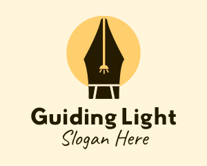 Pen Light Study Room  logo design