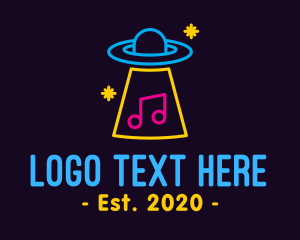 Neon Alien Music Lounge Logo
