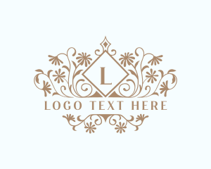 Flower - Elegant Fashion Wedding logo design