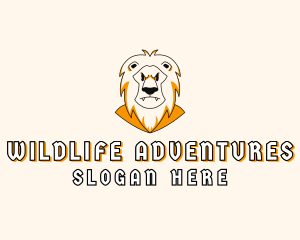 Lion Zoo Character logo design