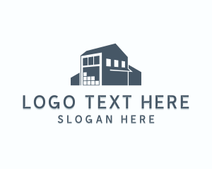 Delivery - Storage Building Facility logo design