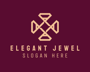 Diamond Luxury Jewels logo design