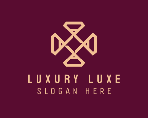 Diamond Luxury Jewels logo design