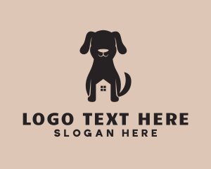 Pup - Puppy Dog House logo design