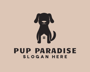 Puppy Dog House  logo design