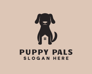 Puppy Dog House  logo design