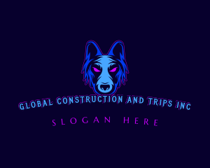 Gaming - Gaming Wolf Dog logo design