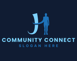Outreach - Human Social Organization logo design