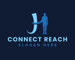 Outreach - Human Social Organization logo design