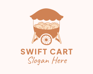 Cart - Dumpling Food Cart logo design