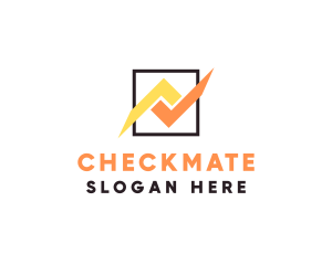 Financial Check Statistics logo design