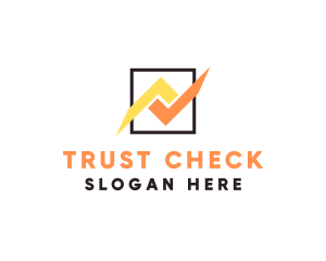 Verification - Financial Check Statistics logo design