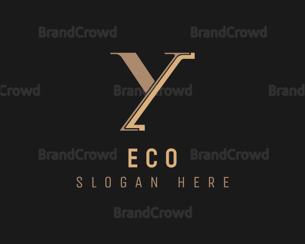 Professional Hotel Firm Letter Y Logo